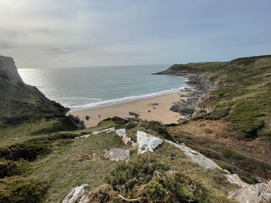 Appartamento Sunnyside At Scurlage Farm Swansea Esterno foto